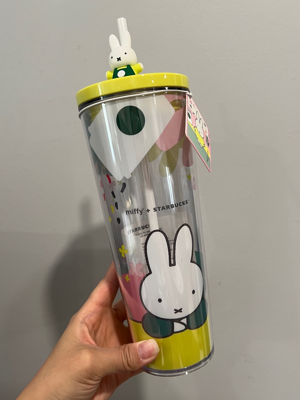 Brand NEW Miffy x Starbucks collection water bottle tumbler